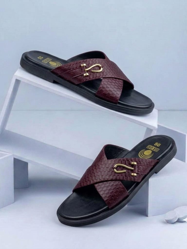 Premium Leather Slippers